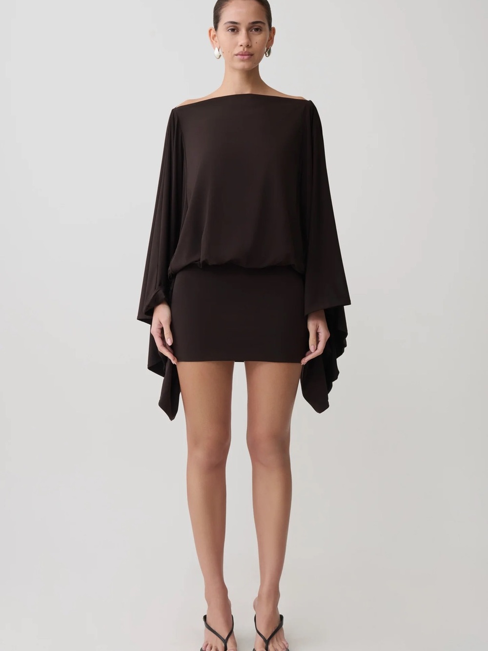 Meshki Jessy Draped Mini Dress